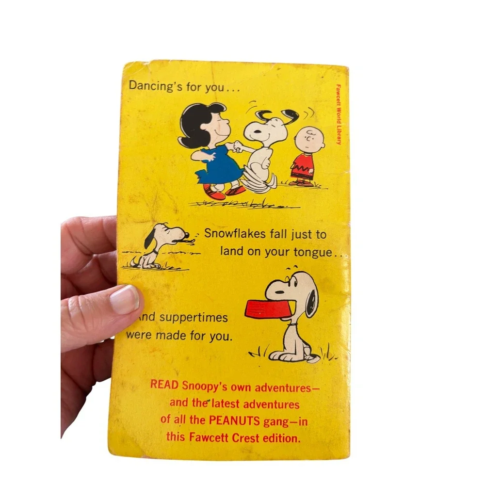 Vintage 1971 It's For You Snoopy Peanuts Charles M Schulz Fawcett Crest Book